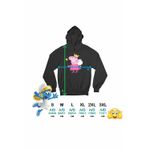 Fashion, accesorii si bijuterii - Femei - Imbracaminte femei - Hanorace femei - Hanorac Femei Purcelusa Peppa Pig Zana Maseluta, negru, marime S - Infinity.ro
