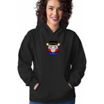 Fashion, accesorii si bijuterii - Femei - Imbracaminte femei - Hanorace femei - Hanorac Femei Squishmallows Soldatel Mos Craciun Gerila, negru, marime S - Infinity.ro
