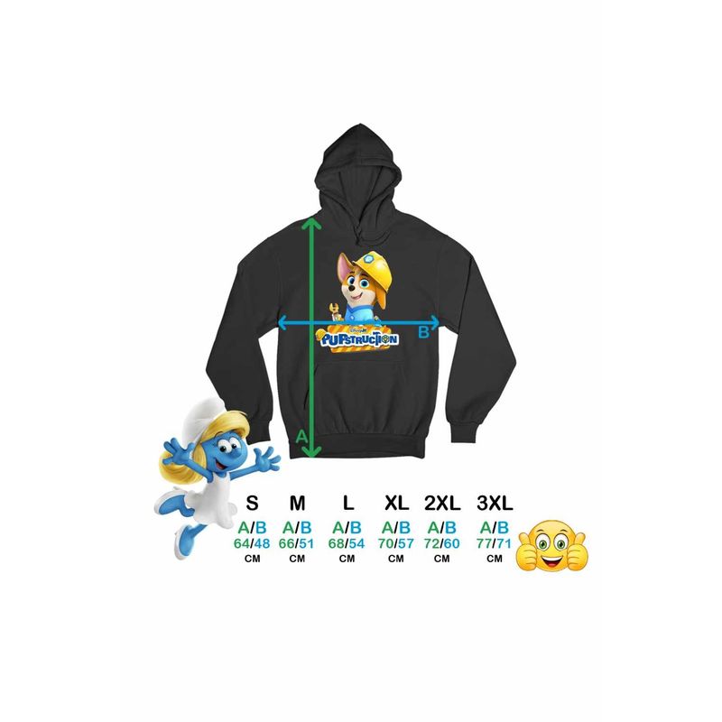 Fashion, accesorii si bijuterii - Femei - Imbracaminte femei - Hanorace femei - Hanorac Femei Pupstruction Phinny Catelusi Constructori, negru, marime S - Infinity.ro