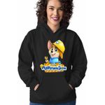 Fashion, accesorii si bijuterii - Femei - Imbracaminte femei - Hanorace femei - Hanorac Femei Pupstruction Phinny Catelusi Constructori, negru, marime S - Infinity.ro