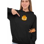 Fashion, accesorii si bijuterii - Femei - Imbracaminte femei - Hanorace femei - Hanorac Femei Garfield Cap Pisoi Portocaliu, negru, marime S - Infinity.ro