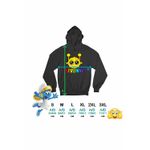 Fashion, accesorii si bijuterii - Femei - Imbracaminte femei - Hanorace femei - Hanorac Femei Sprunki Music Game Simon, negru, marime S - Infinity.ro