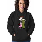 Fashion, accesorii si bijuterii - Femei - Imbracaminte femei - Hanorace femei - Hanorac Femei Curaj Cainele Fricos Bunicu Beagle, negru, marime S - Infinity.ro