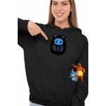 Fashion, accesorii si bijuterii - Femei - Imbracaminte femei - Hanorace femei - Hanorac Femei Squishmallows Schelet Halloween, negru, marime S - Infinity.ro