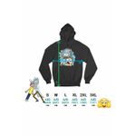 Fashion, accesorii si bijuterii - Femei - Imbracaminte femei - Hanorace femei - Hanorac Femei Rick and Morty Cercetator Nepot Asistent, negru, marime S - Infinity.ro