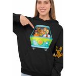 Fashion, accesorii si bijuterii - Femei - Imbracaminte femei - Hanorace femei - Hanorac Femei Scooby-Doo Camioneta Mystery, negru, marime S - Infinity.ro