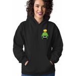 Fashion, accesorii si bijuterii - Femei - Imbracaminte femei - Hanorace femei - Hanorac Femei Marvin martian Looney Tunes, negru, marime S - Infinity.ro