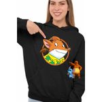 Fashion, accesorii si bijuterii - Femei - Imbracaminte femei - Hanorace femei - Hanorac Femei Trap Geronimo Stilton Gazetar, negru, marime S - Infinity.ro