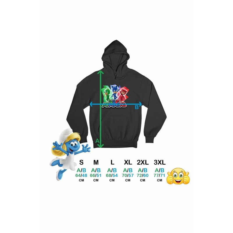 Fashion, accesorii si bijuterii - Femei - Imbracaminte femei - Hanorace femei - Hanorac Femei Eroii in Pijama PJ Masks Action, negru, marime S - Infinity.ro