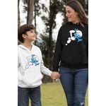 Fashion, accesorii si bijuterii - Femei - Imbracaminte femei - Hanorace femei - Hanorac Femei Strumfii Neindemanaticul Impiedicatul, negru, marime S - Infinity.ro