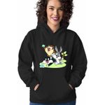 Fashion, accesorii si bijuterii - Femei - Imbracaminte femei - Hanorace femei - Hanorac Femei Bugs Bunny Diavol Tasmanian Daffy Duck Bebelusi Taz, negru, marime S - Infinity.ro