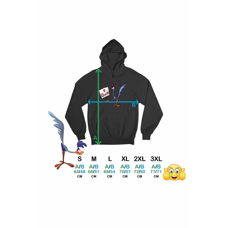 Fashion, accesorii si bijuterii - Femei - Imbracaminte femei - Hanorace femei - Hanorac Femei Coiotul Strutul I Quit Renunt, negru, marime S - Infinity.ro