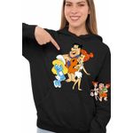Fashion, accesorii si bijuterii - Femei - Imbracaminte femei - Hanorace femei - Hanorac Femei Familia Flintstone Strumfita Strumfii Distractie, negru, marime S - Infinity.ro