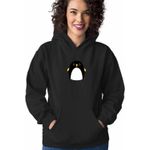 Fashion, accesorii si bijuterii - Femei - Imbracaminte femei - Hanorace femei - Hanorac Femei Squishmallows Pinguin Antartica, negru, marime S - Infinity.ro