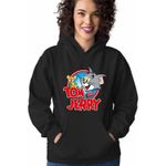 Fashion, accesorii si bijuterii - Femei - Imbracaminte femei - Hanorace femei - Hanorac Femei Tom si Jerry, negru, marime S - Infinity.ro
