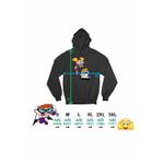 Fashion, accesorii si bijuterii - Femei - Imbracaminte femei - Hanorace femei - Hanorac Femei Laborator Dexter Dee Dee Tiptil Furiseaza, negru, marime S - Infinity.ro