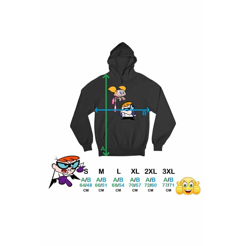 Fashion, accesorii si bijuterii - Femei - Imbracaminte femei - Hanorace femei - Hanorac Femei Laborator Dexter Dee Dee Tiptil Furiseaza, negru, marime S - Infinity.ro