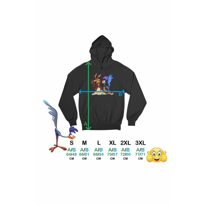 Fashion, accesorii si bijuterii - Femei - Imbracaminte femei - Hanorace femei - Hanorac Femei Coiotul Strutul Capcana, negru, marime S - Infinity.ro