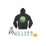 Fashion, accesorii si bijuterii - Femei - Imbracaminte femei - Hanorace femei - Hanorac Femei Rick and Morty Planete Spatiu, negru, marime S - Infinity.ro