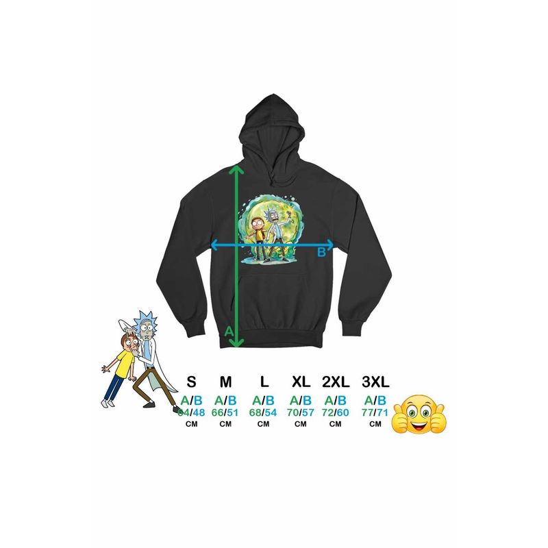 Fashion, accesorii si bijuterii - Femei - Imbracaminte femei - Hanorace femei - Hanorac Femei Rick and Morty Planete Spatiu, negru, marime S - Infinity.ro