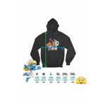 Fashion, accesorii si bijuterii - Femei - Imbracaminte femei - Hanorace femei - Hanorac Femei Pupstruction Bluey Catelusi Constructori Bingo Blue, negru, marime S - Infinity.ro