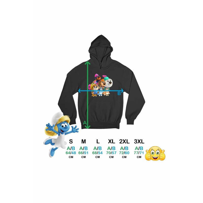 Fashion, accesorii si bijuterii - Femei - Imbracaminte femei - Hanorace femei - Hanorac Femei Pupstruction Bluey Catelusi Constructori Bingo Blue, negru, marime S - Infinity.ro