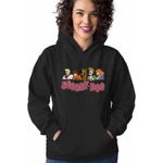 Fashion, accesorii si bijuterii - Femei - Imbracaminte femei - Hanorace femei - Hanorac Femei Scooby Doo Friends Logo Mistere Fantome, negru, marime S - Infinity.ro