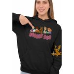 Fashion, accesorii si bijuterii - Femei - Imbracaminte femei - Hanorace femei - Hanorac Femei Scooby Doo Friends Logo Mistere Fantome, negru, marime S - Infinity.ro
