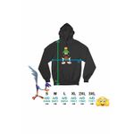 Fashion, accesorii si bijuterii - Femei - Imbracaminte femei - Hanorace femei - Hanorac Femei Marvin Martianul, negru, marime S - Infinity.ro