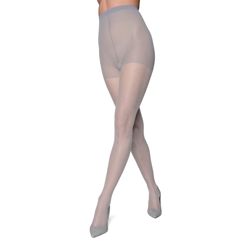 Fashion, accesorii si bijuterii - Femei - Lenjerie si pijamale femei - Sosete si ciorapi femei - Dres Lycra 10 DEN Illusion, Gri, XXL - Infinity.ro