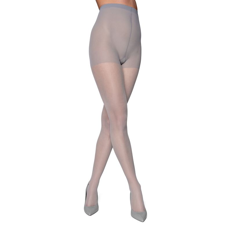 Fashion, accesorii si bijuterii - Femei - Lenjerie si pijamale femei - Sosete si ciorapi femei - Dres Lycra 10 DEN Illusion, Gri, XXL - Infinity.ro