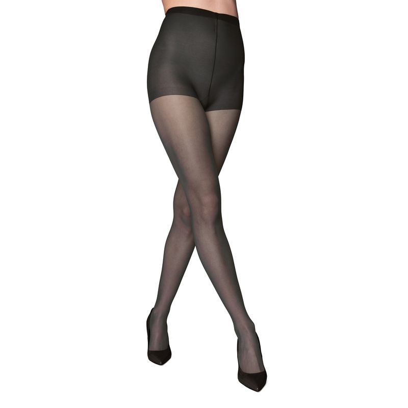 Fashion, accesorii si bijuterii - Femei - Lenjerie si pijamale femei - Sosete si ciorapi femei - Dres Lycra 15 Den SELECT cu model Indila, Negru, XL - Infinity.ro