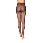 Fashion, accesorii si bijuterii - Femei - Lenjerie si pijamale femei - Sosete si ciorapi femei - Dres Lycra 15 Den SELECT cu model Indila, Maron, XL - Infinity.ro