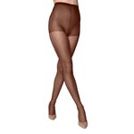 Fashion, accesorii si bijuterii - Femei - Lenjerie si pijamale femei - Sosete si ciorapi femei - Dres Lycra 15 Den SELECT cu model Indila, Maron, XL - Infinity.ro
