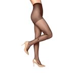 Fashion, accesorii si bijuterii - Femei - Lenjerie si pijamale femei - Sosete si ciorapi femei - Dres Lycra 15 Den SELECT cu model Rossa, Maron, XL - Infinity.ro