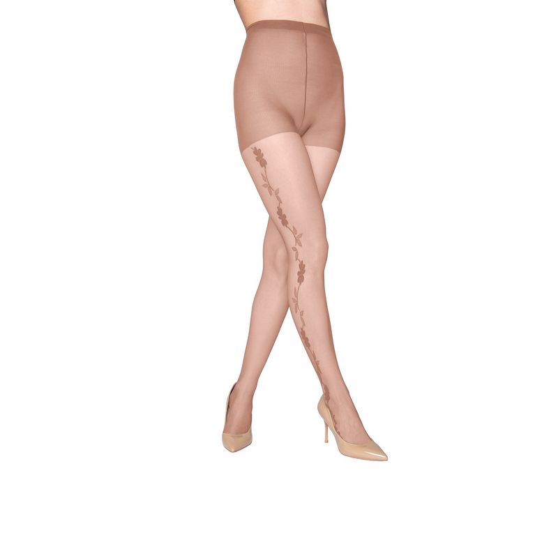 Fashion, accesorii si bijuterii - Femei - Lenjerie si pijamale femei - Sosete si ciorapi femei - Dres 15 Den ELITE cu model Violetta, Gazelle, XL - Infinity.ro
