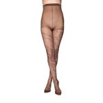 Fashion, accesorii si bijuterii - Femei - Lenjerie si pijamale femei - Sosete si ciorapi femei - Dres 15 Den ELITE cu model Sofia, Castaniu, XL - Infinity.ro
