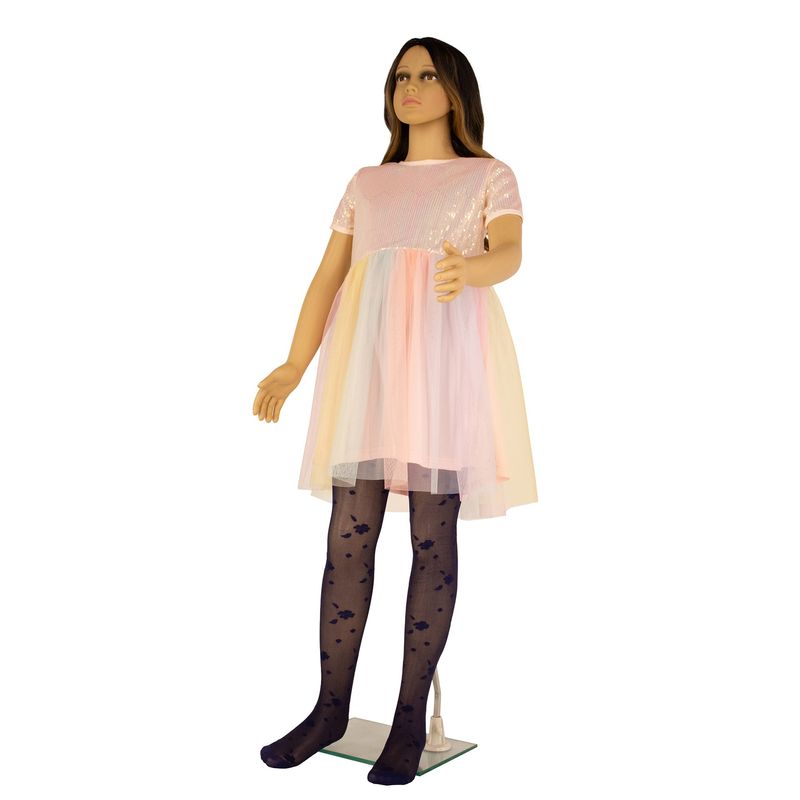 Fashion, accesorii si bijuterii - Copii - Lenjerie si pijamale copii - Sosete si dresuri copii - Dres Copii Lycra 20 Den cu model Serena, Bleumarin, 6-9 ani - Infinity.ro