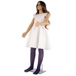 Fashion, accesorii si bijuterii - Copii - Lenjerie si pijamale copii - Sosete si dresuri copii - Dres Copii Microfibre 40 Den cu model Ioana, Bleumarin, 11-13 ani - Infinity.ro