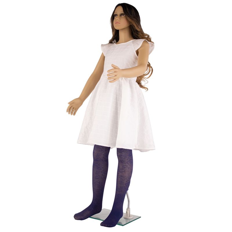 Fashion, accesorii si bijuterii - Copii - Lenjerie si pijamale copii - Sosete si dresuri copii - Dres Copii Microfibre 40 Den cu model Ioana, Bleumarin, 11-13 ani - Infinity.ro