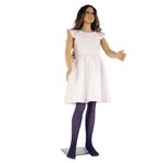 Fashion, accesorii si bijuterii - Copii - Lenjerie si pijamale copii - Sosete si dresuri copii - Dres Copii Microfibre 40 Den cu model Ioana, Bleumarin, 11-13 ani - Infinity.ro