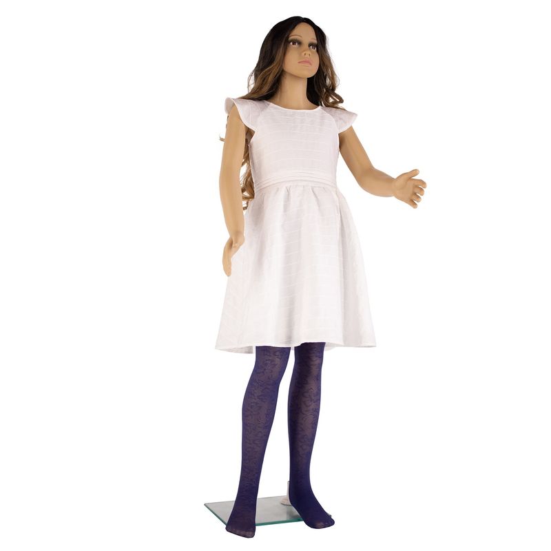 Fashion, accesorii si bijuterii - Copii - Lenjerie si pijamale copii - Sosete si dresuri copii - Dres Copii Microfibre 40 Den cu model Ioana, Bleumarin, 11-13 ani - Infinity.ro