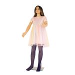 Fashion, accesorii si bijuterii - Copii - Lenjerie si pijamale copii - Sosete si dresuri copii - Dres Copii Microfibre 40 Den cu model Amalia, Bleumarin, 11-13 ani - Infinity.ro