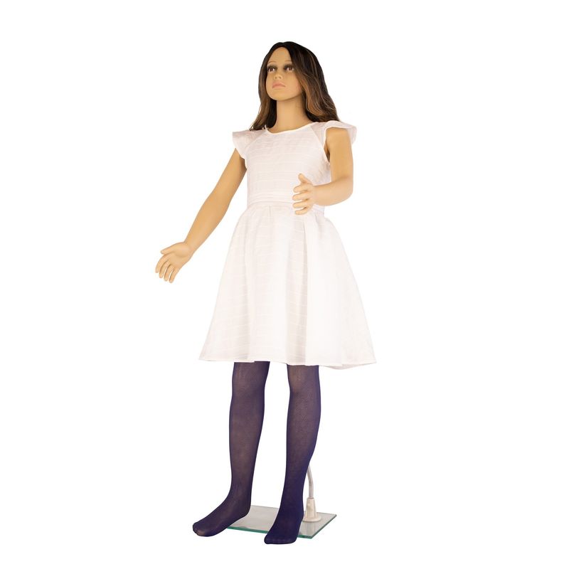 Fashion, accesorii si bijuterii - Copii - Lenjerie si pijamale copii - Sosete si dresuri copii - Dres Copii Microfibre 40 Den cu model Amalia, Bleumarin, 11-13 ani - Infinity.ro