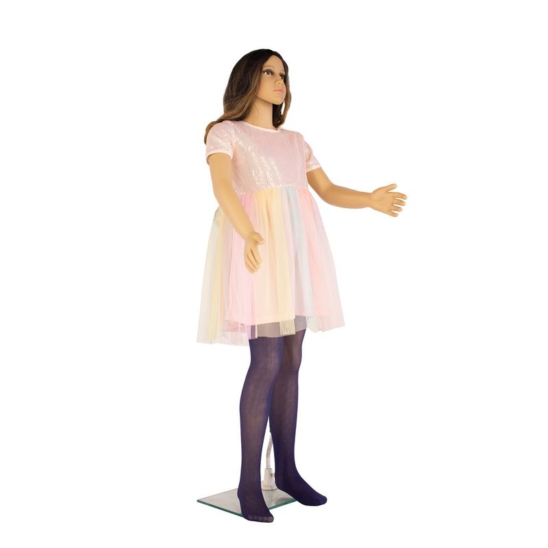 Fashion, accesorii si bijuterii - Copii - Lenjerie si pijamale copii - Sosete si dresuri copii - Dres Copii Microfibre 40 Den cu model Amalia, Bleumarin, 11-13 ani - Infinity.ro