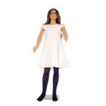 Fashion, accesorii si bijuterii - Copii - Lenjerie si pijamale copii - Sosete si dresuri copii - Dres Copii Microfibre 40 Den cu model Miruna, Bleumarin, 11-13 ani - Infinity.ro