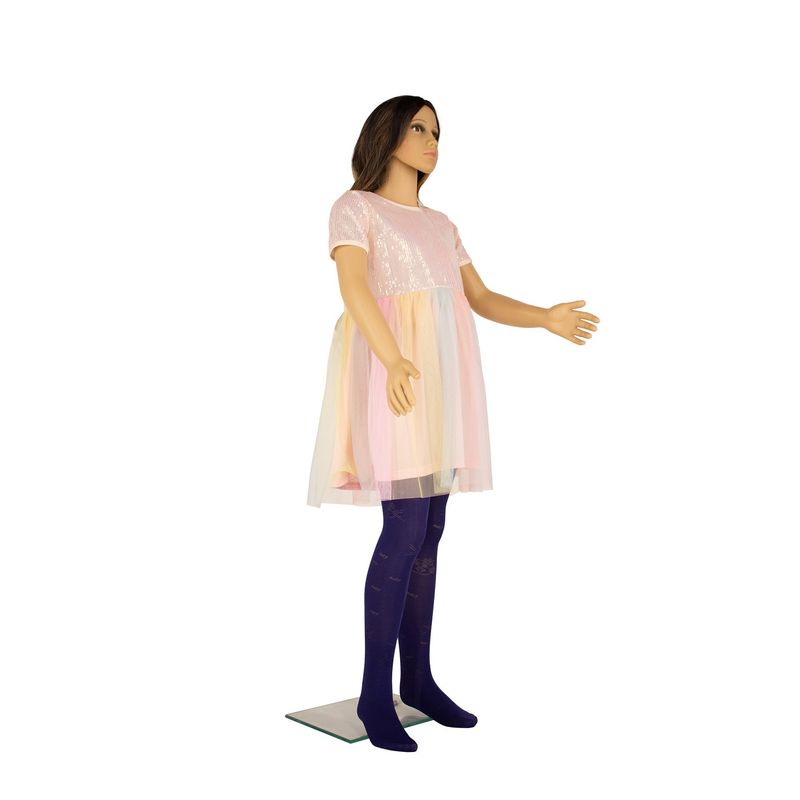 Fashion, accesorii si bijuterii - Copii - Lenjerie si pijamale copii - Sosete si dresuri copii - Dres Copii Microfibre 40 Den cu model Katty, Bleumarin, 11-13 ani - Infinity.ro