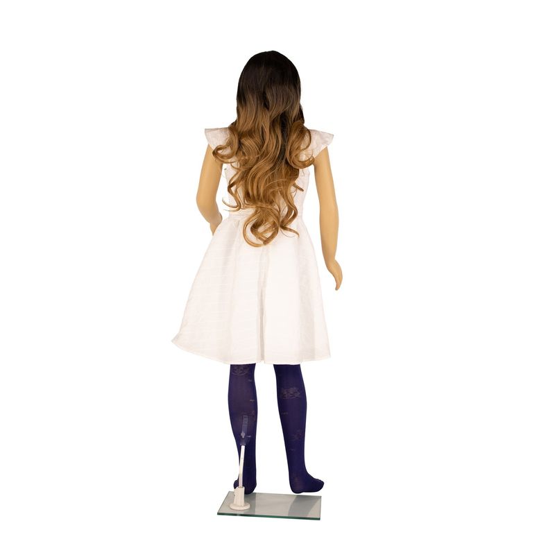 Fashion, accesorii si bijuterii - Copii - Lenjerie si pijamale copii - Sosete si dresuri copii - Dres Copii Microfibre 40 Den cu model Katty, Bleumarin, 11-13 ani - Infinity.ro