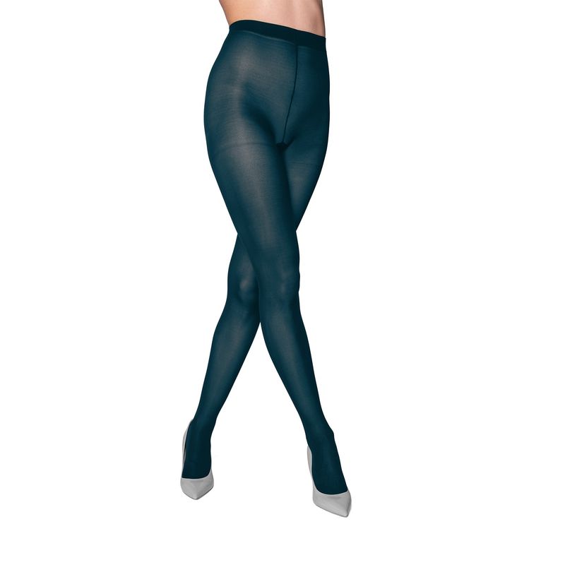 Fashion, accesorii si bijuterii - Femei - Lenjerie si pijamale femei - Sosete si ciorapi femei - Dres Microfibre 50 Den Delia, Turquoise, XXL - Infinity.ro
