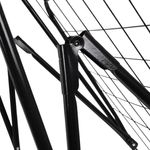 Electronice si Electrocasnice - Masini si uscatoare de rufe - Uscatoare de rufe - Uscator de rufe pliabil din metal, pentru balcon, suprafata utilizabila 18 m, negru, 180x55x108 cm - Infinity.ro